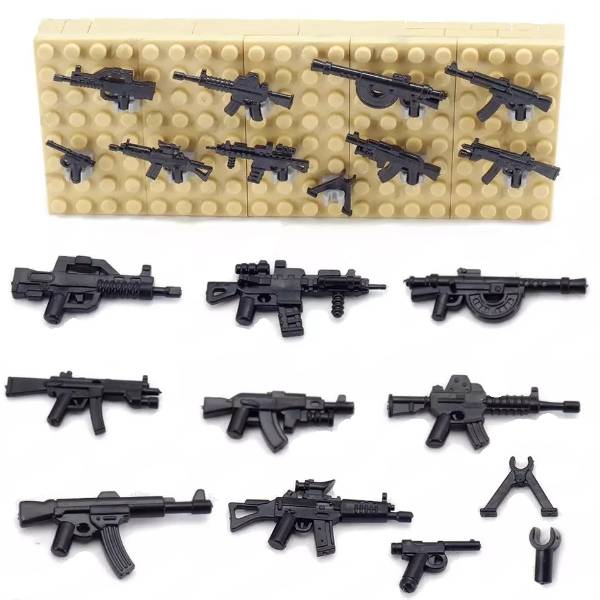 LEGOlux Uyumlu Minifigür Aksesuar 15 Seti