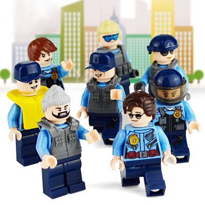 LEGOlux Uyumlu Polis Minifigür Seti
