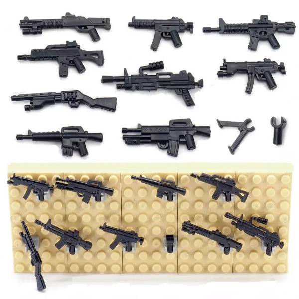 LEGOlux Uyumlu Minifigür Aksesuar 16 Seti