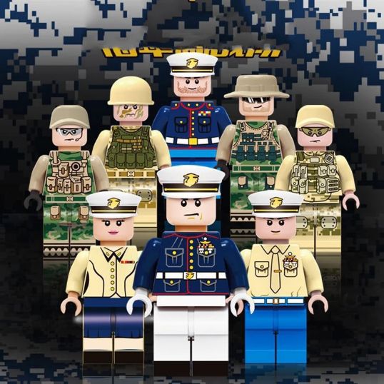 LEGOlux Uyumlu Komutanlar Minifigür Seti