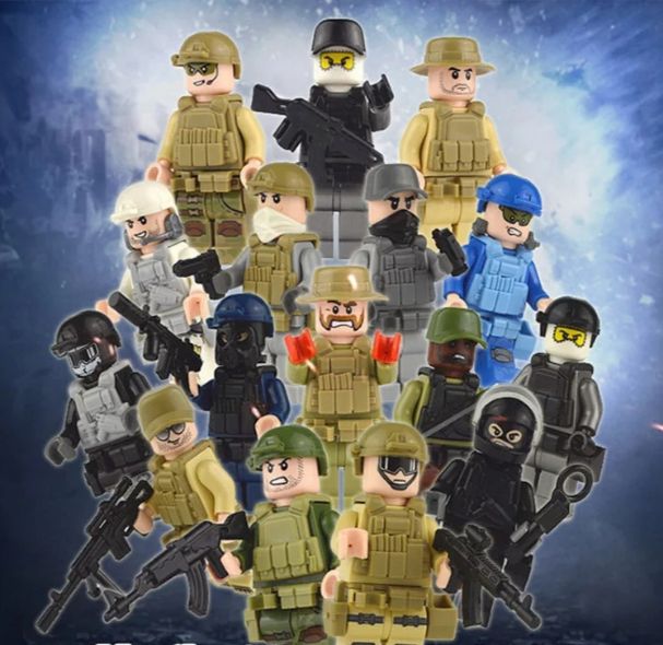  LEGOlux Uyumlu Asker Serisi Özel Figürler