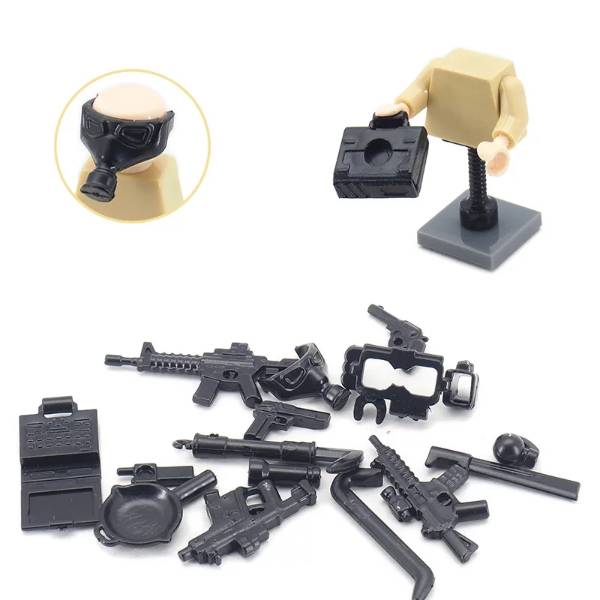 LEGOlux Uyumlu Minifigür Aksesuar 11 Seti