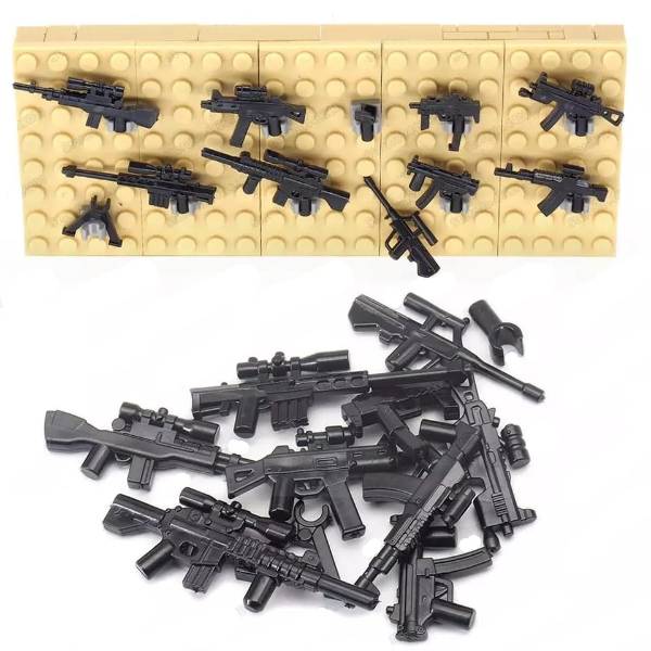 LEGOlux Uyumlu Minifigür Aksesuar 14 Seti